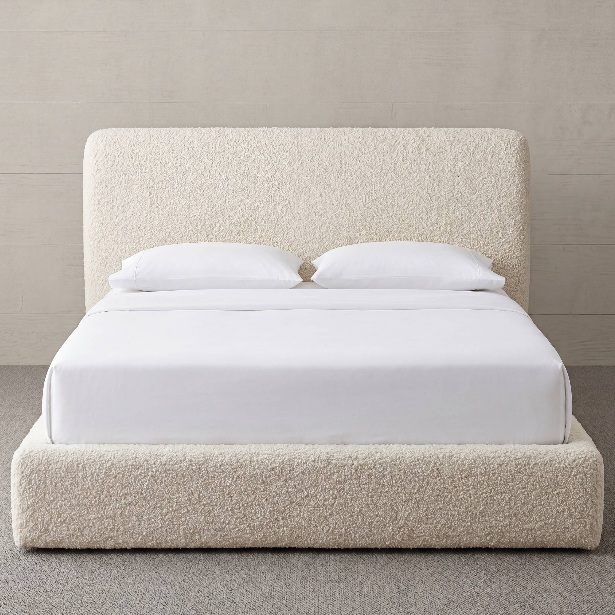 Cama con Cabecero Bouclé