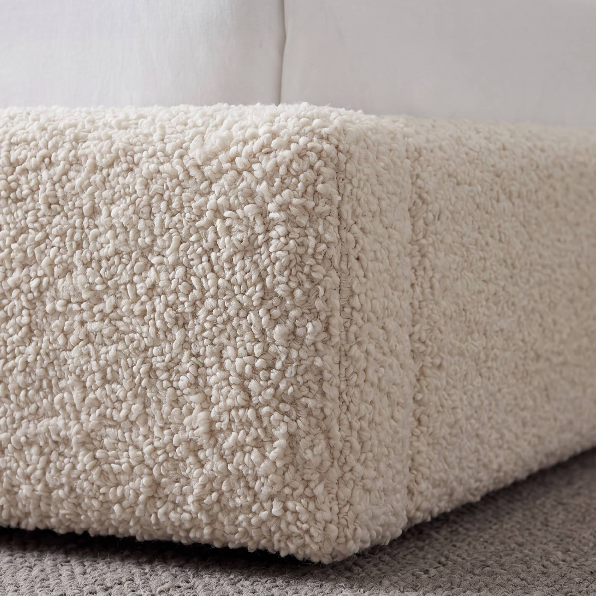 Cama con Cabecero Bouclé