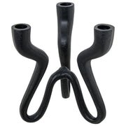 Candelabro Escultural Negro
