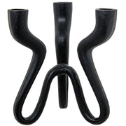 Candelabro Escultural Negro