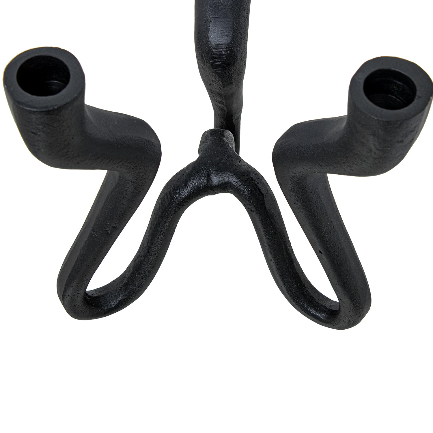 Candelabro Escultural Negro