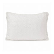 Funda de Cojín Textura Geométrica Blanca