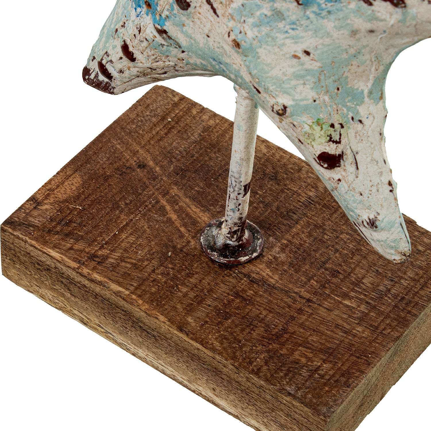Figura Estrella de Mar Metal Pintado