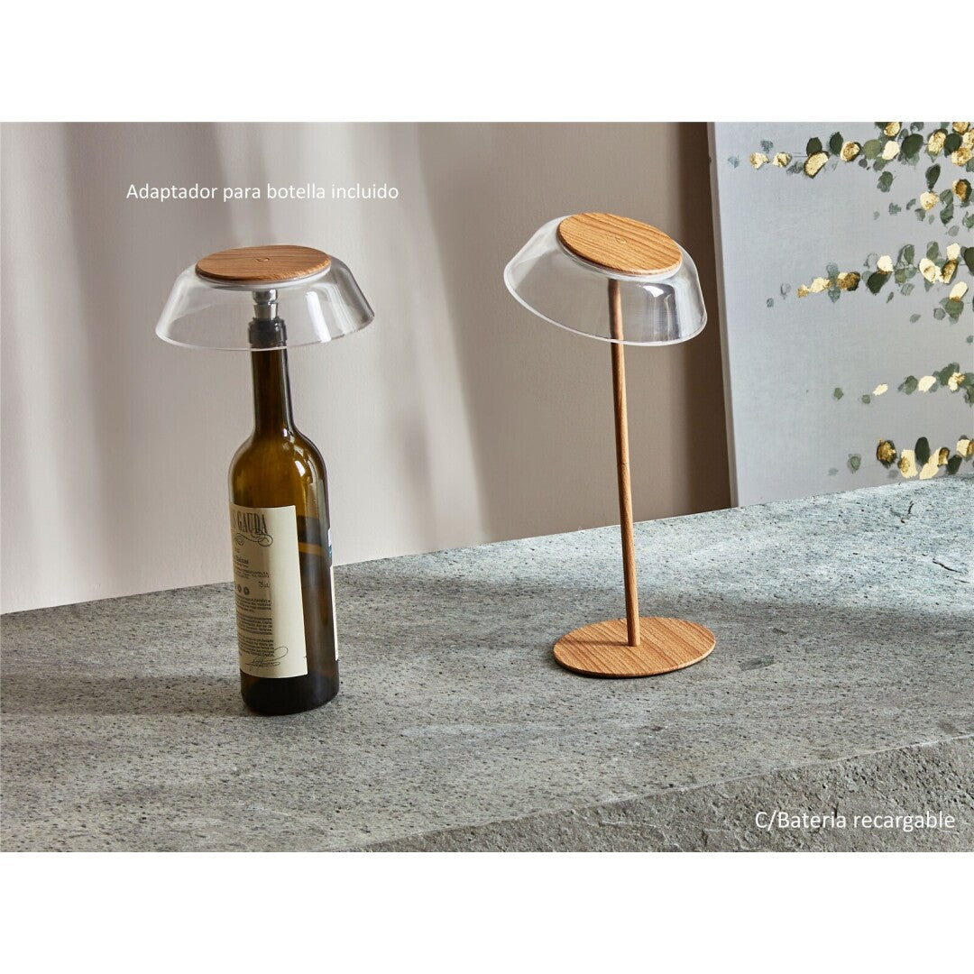 Lámpara LED Efecto Madera