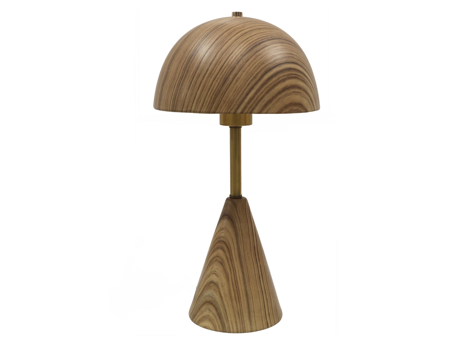 Lámpara de Mesa Efecto Madera