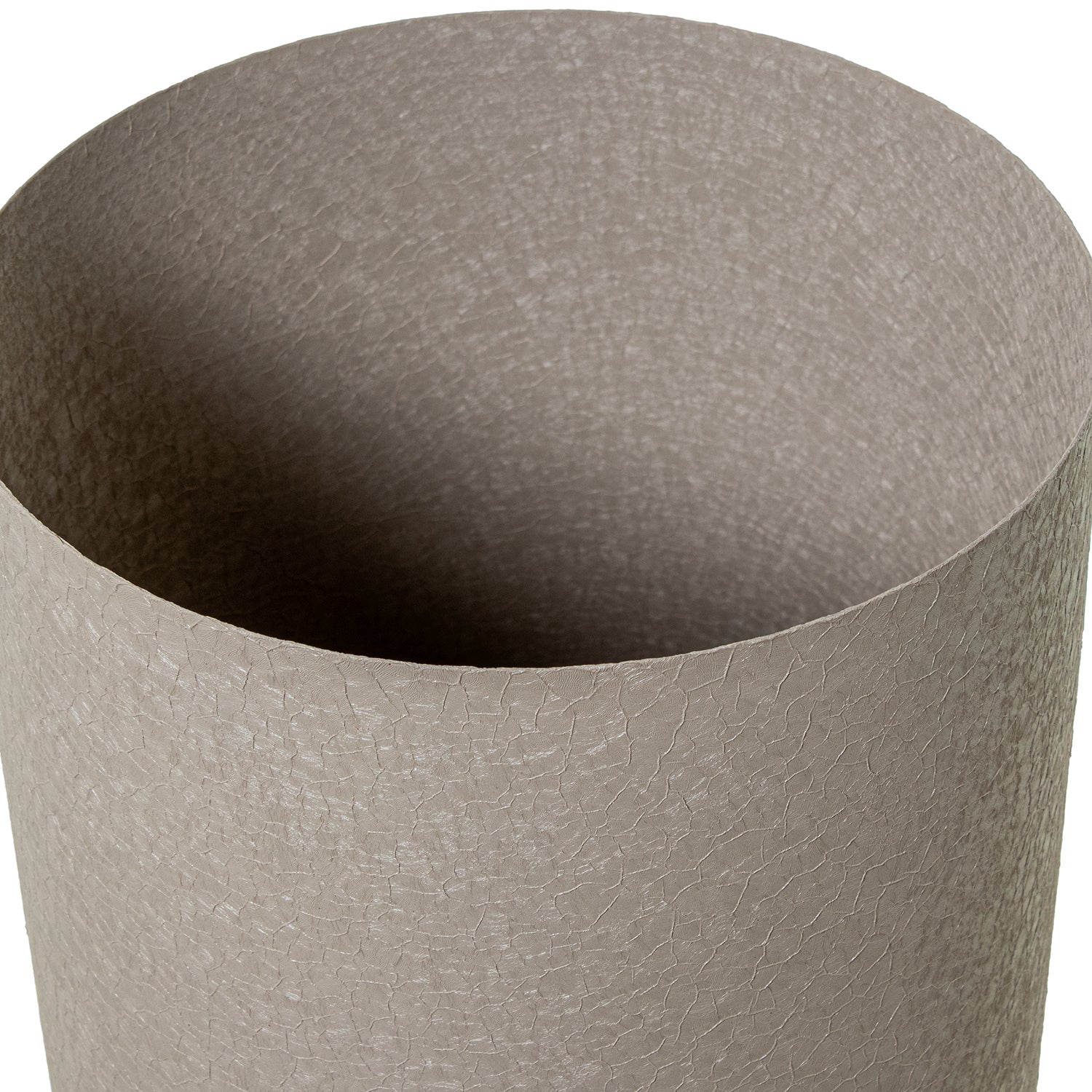 Macetero Escultural Metal Mate
