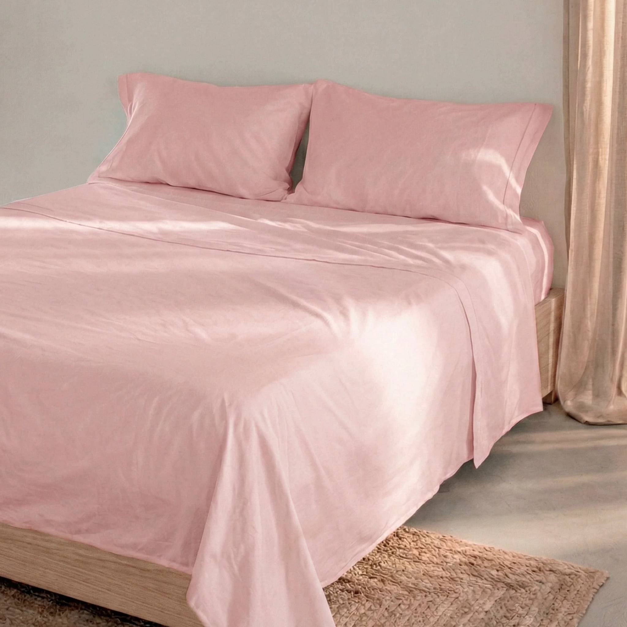 Juego de Sábanas Rosa Mezcla