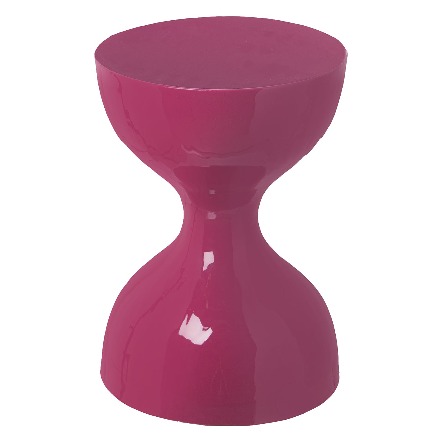 Mesa Auxiliar Esmaltada Rosa