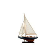 Figura Velero Madera Acabado Artesanal