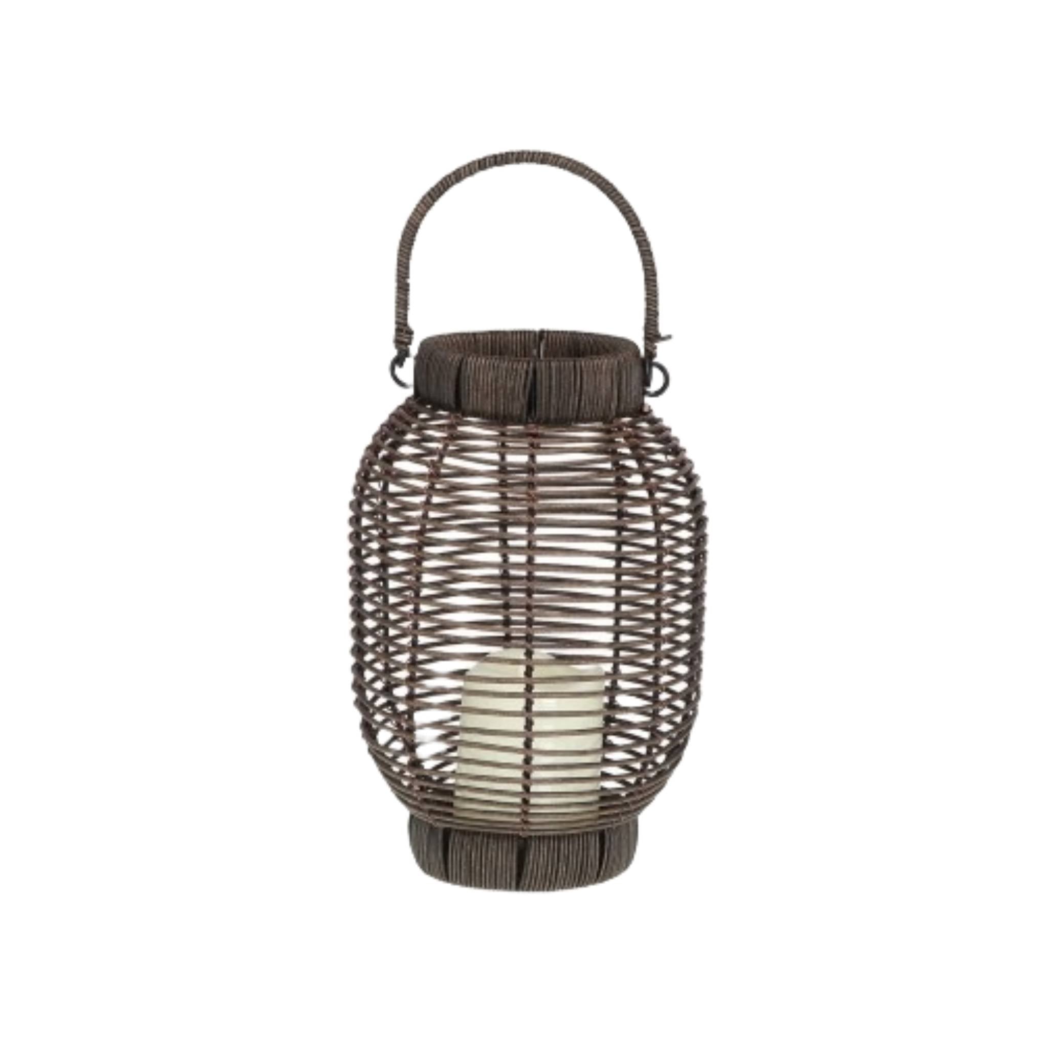 Farolillo LED Mimbre Natural