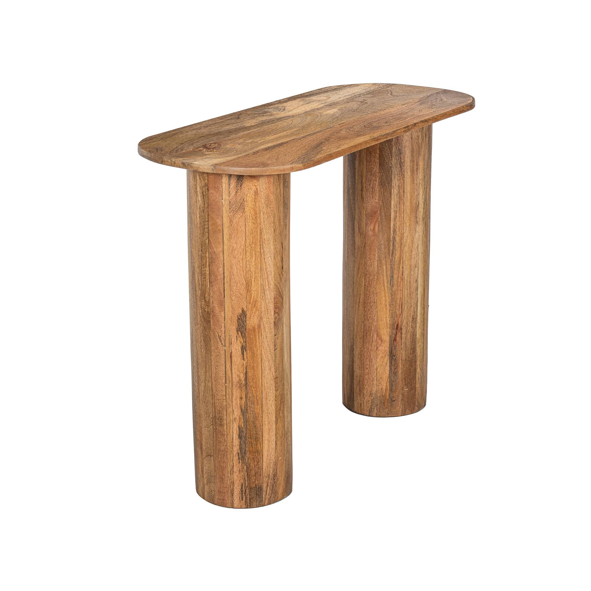 Consola Madera Maciza Natural