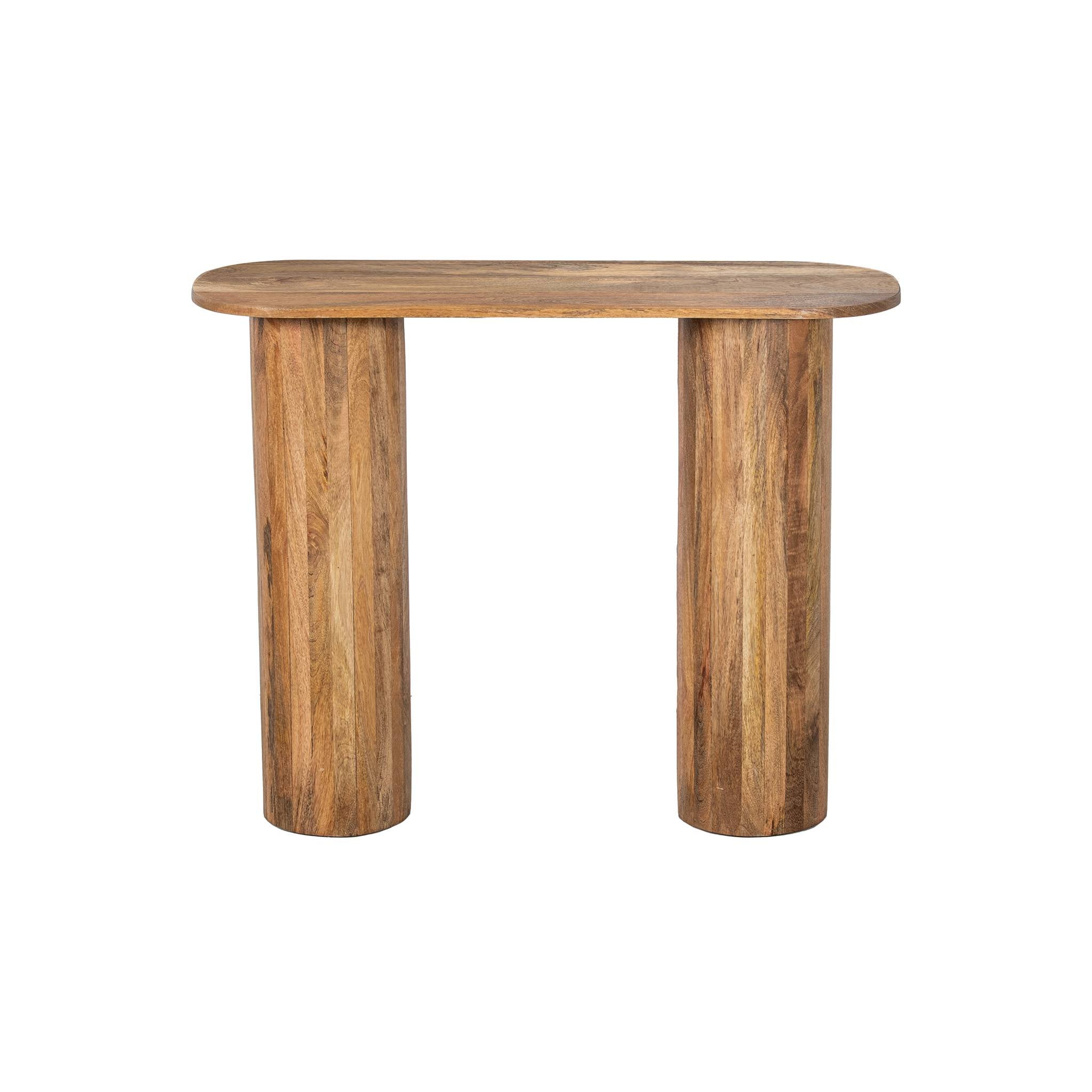 Consola Madera Maciza Natural
