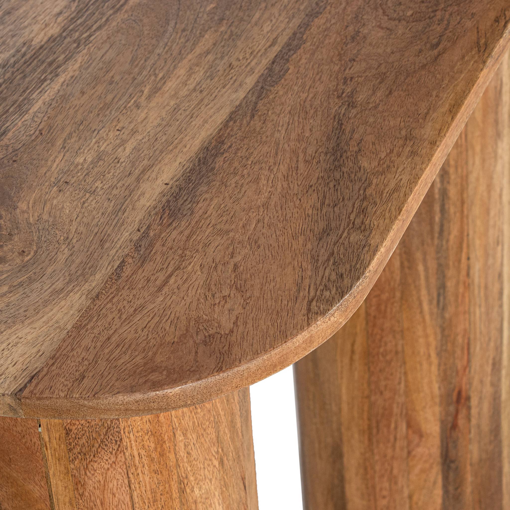 Consola Madera Maciza Natural