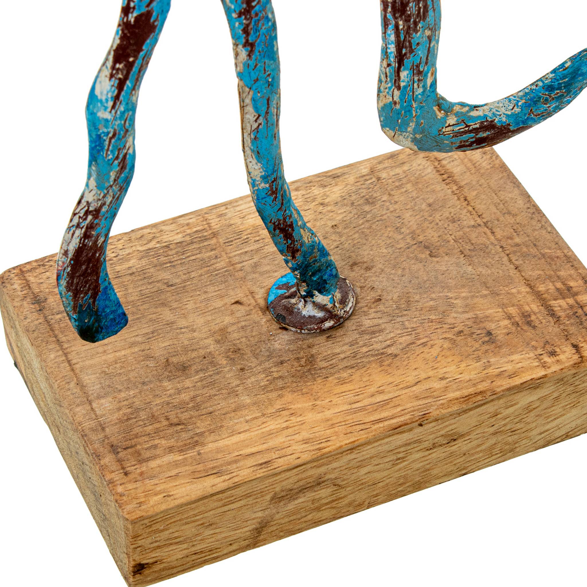 Figura Medusa Metal Pintado