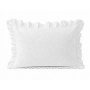 Funda de Cojín Relieve Rombo con Volante